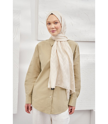 ZİGZAG DESEN JAKAR ŞAL